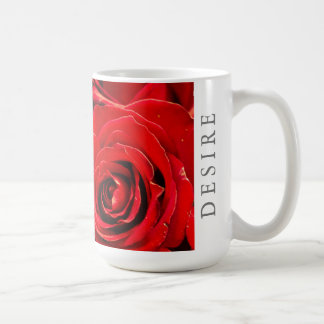 Taza De Café Desire Red Roses 15oz Classic Mug