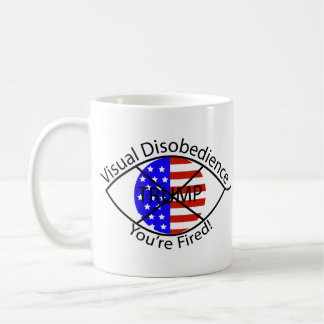 Taza De Café Desobediencia visual "¡Te disparan!"