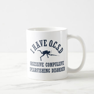 Taza De Café Desorden obsesivo de Spearfishing