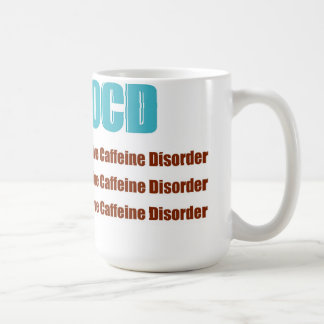 Taza De Café Desorden obsesivo del cafeína de OCD