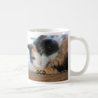 Taza De Café Desorden obsesivo del calicó