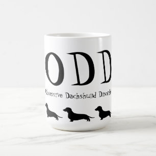 Taza De Café Desorden obsesivo del Dachshund