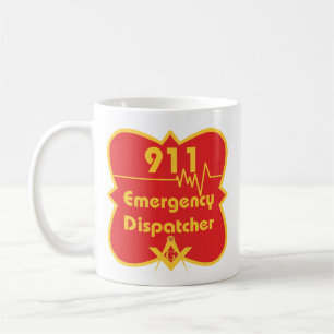 Taza De Café Despachador de 911 albañiles