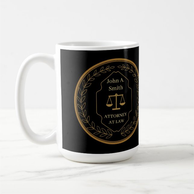 Taza De Café Despacho de abogados personalizado (Izquierda)