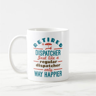 Taza De Café Despacho retirado 911 Despacho de Jubilación más r