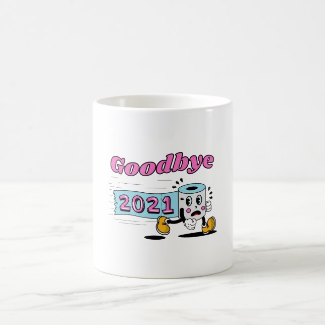 Taza De Café Despedida 2021 Rollo de papel higiénico (Centro)