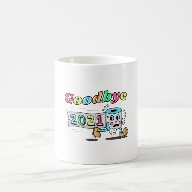 Taza De Café Despedida 2021 Rollo de papel higiénico (Centro)