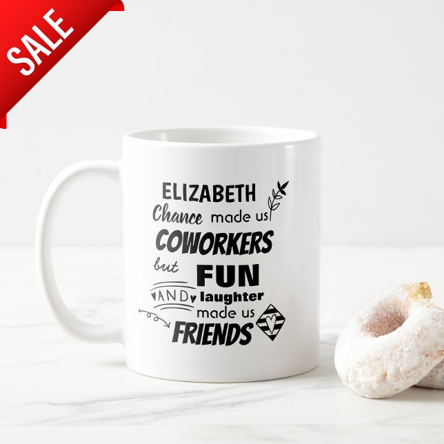 Taza De Café Despedida Coworker Jefe - somos Personalizados ami (Subido por el creador)