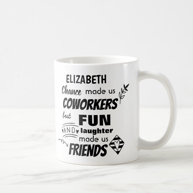 Taza De Café Despedida Coworker Jefe - somos Personalizados ami (Derecha)
