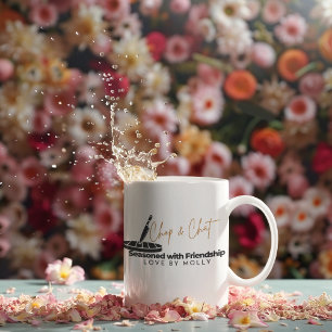 Taza De Café Despedida de soltera Chop and Chat