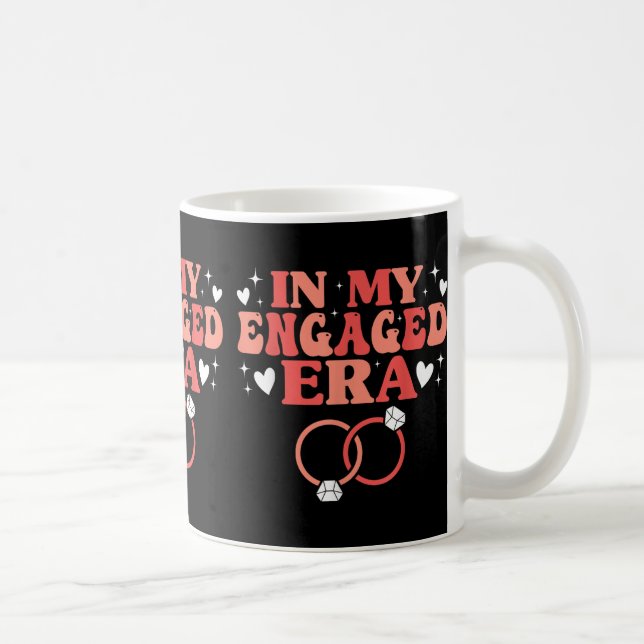 Taza De Café Despedida de soltera Compromiso Prometido En Mi Co (Derecha)