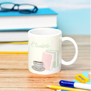 Taza De Café Despedida de soltera de té y libros