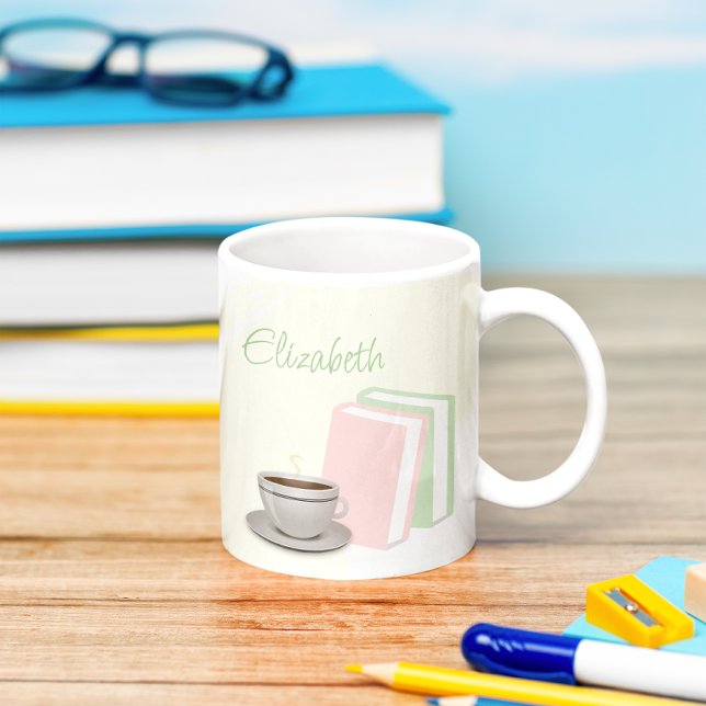 Taza De Café Despedida de soltera de té y libros (Subido por el creador)
