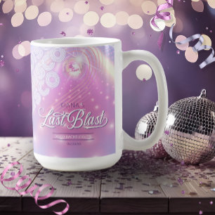 Taza De Café Despedida de soltera disco Retro Last Blast v2 ID9