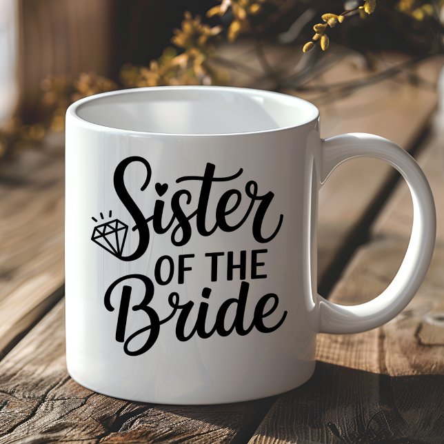 Taza De Café Despedida de Soltera Hermana de la Novia Squad (Subido por el creador)