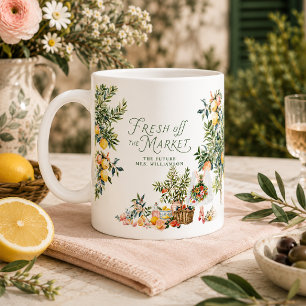 Taza De Café Despedida de Soltera Mediterránea Fresh Off the Ma