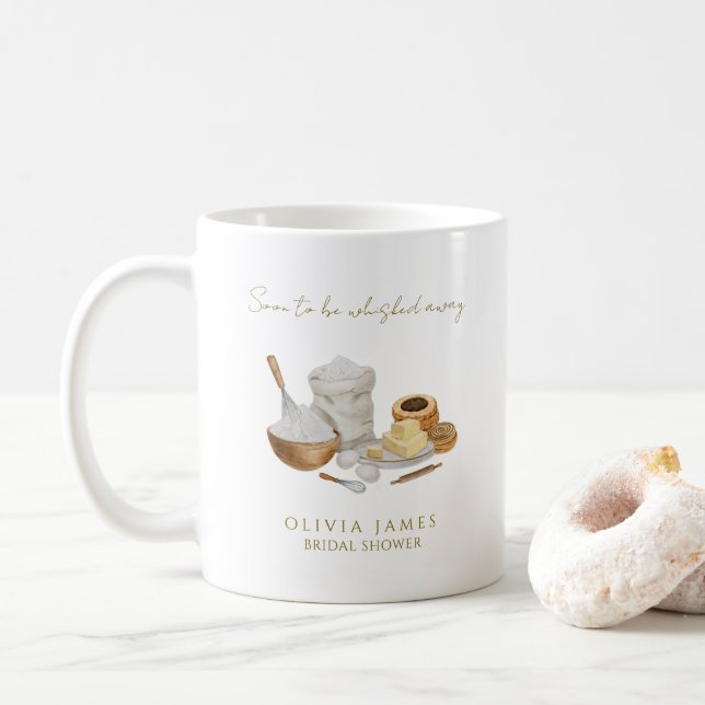 Taza De Café Despedida de soltera para ser llevada pronto (Con donut)