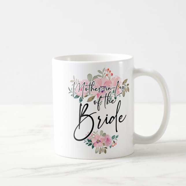 Taza De Café Despedida de soltera Suegra La Novia Coincidente (Derecha)