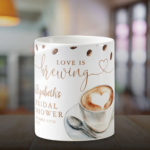 Taza De Café Despedida de Soltera Tema Amor en Infusión