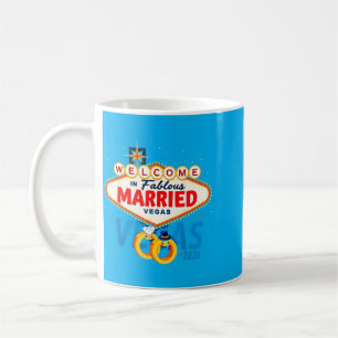Taza De Café Despedida de soltero en Las Vegas Casado en Las Ve