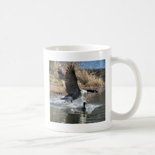 Taza De Café Despegue canadiense del ganso