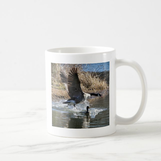 Taza De Café Despegue canadiense del ganso (Derecha)