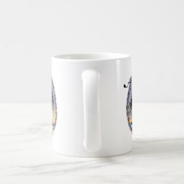 Taza De Café Despertar el árbol de la diosa al atardecer