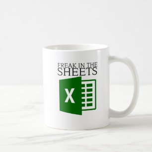 Taza De Café Despertar En El Excel De Hojas