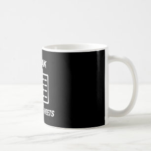 Taza De Café Despertar en las hojas Excel MUG