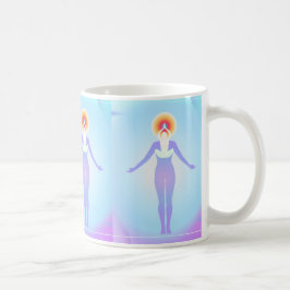 Taza De Café Despertar la energía espiritual - Brillo femenino 
