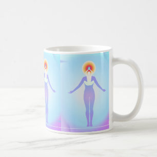 Taza De Café Despertar la energía espiritual - Brillo femenino 