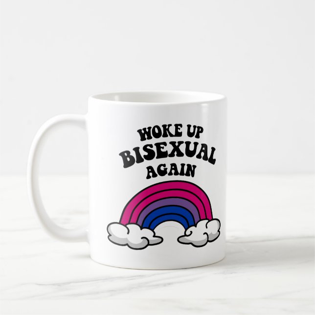 Taza De Café Desperté bisexual de nuevo (Izquierda)