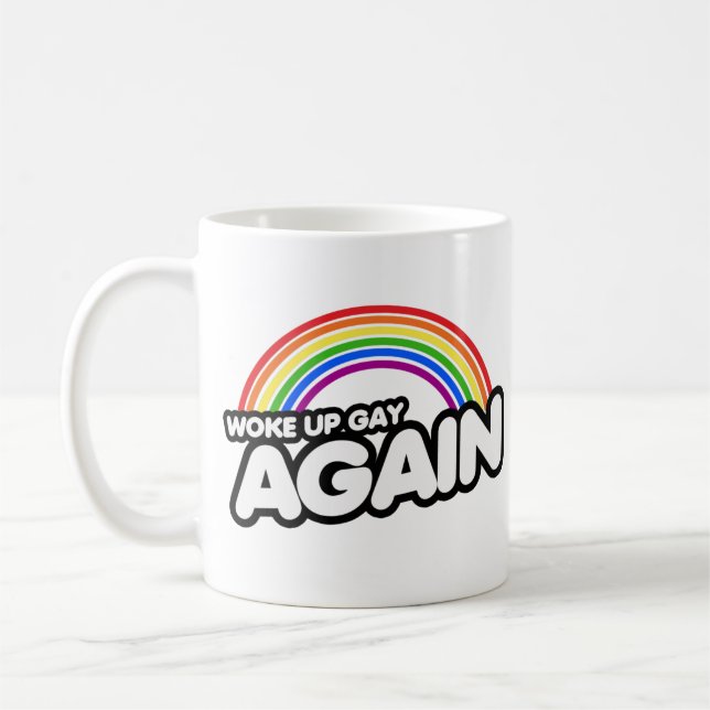 Taza De Café Desperté de nuevo a Gay (Izquierda)