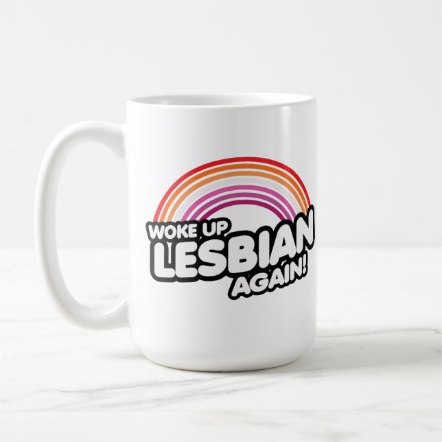 Taza De Café Despertó a Lesbiana de nuevo (Izquierda)