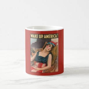 Taza De Café ¡Despierta América! Póster