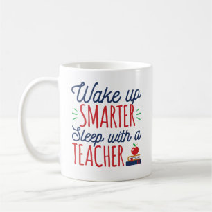 Taza De Café Despierta con un profesor más inteligente