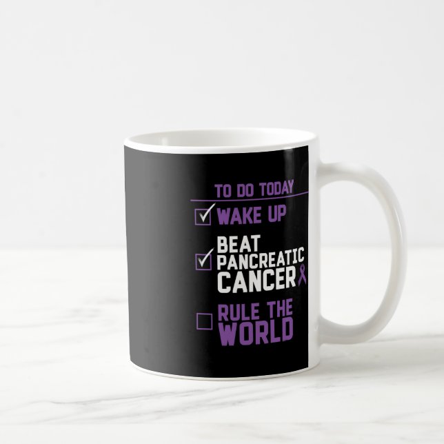 Taza De Café Despierta derrota a la regla del cáncer pancreátic (Derecha)