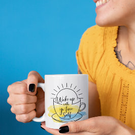 Taza De Café Despierta Sunny Con Tu Fina Mug Auto-Jugadora