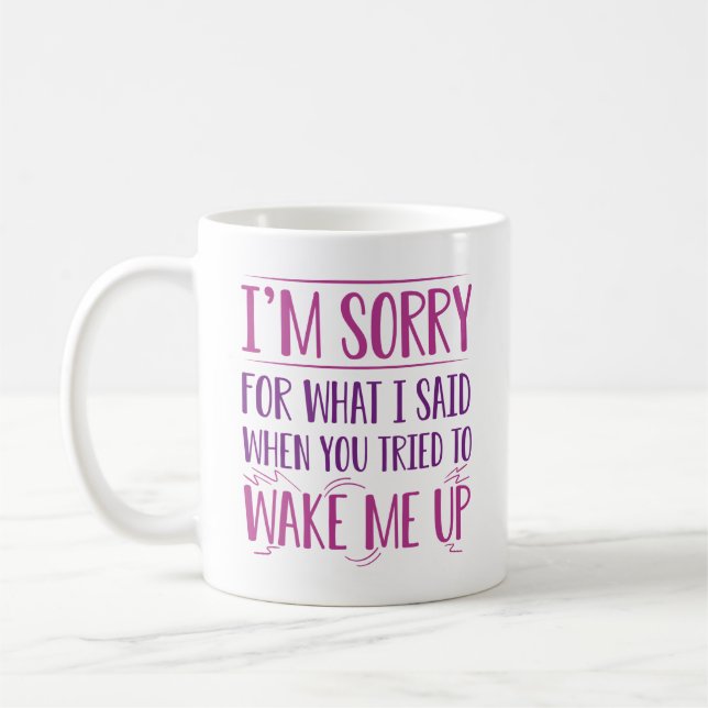 Taza De Café Despiértame (Izquierda)