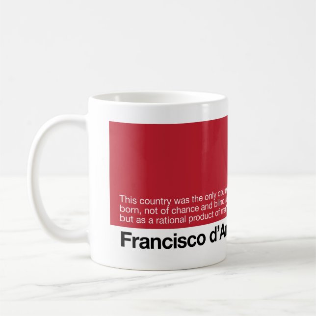Taza De Café Despierte el d'Anconia 1 del atlas del mundo (Izquierda)