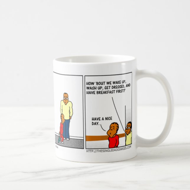 Taza De Café Despierte primero (Derecha)