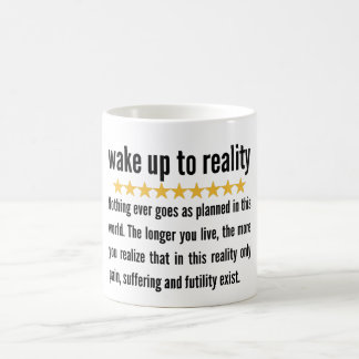 Taza De Café Despierten a la realidad | citas de madara uchiha