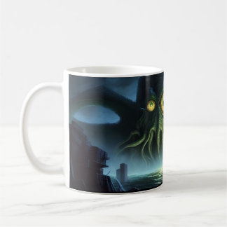Taza De Café ¡Despierten y llamen a Cthulu!