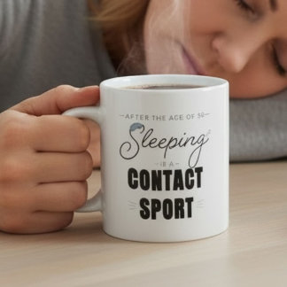 Taza De Café Después de los 50 años dormir es un deporte de con