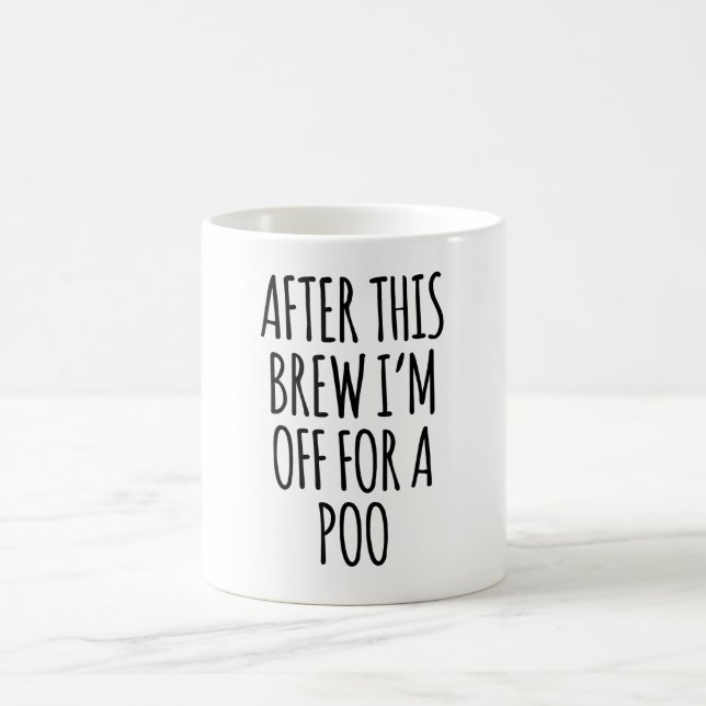 Taza De Café Después De Que Esté En Paz. (Centro)