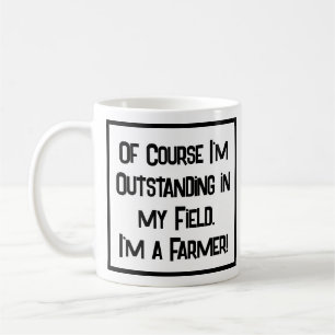 Taza De Café Destacado en mi campo. Agricultor