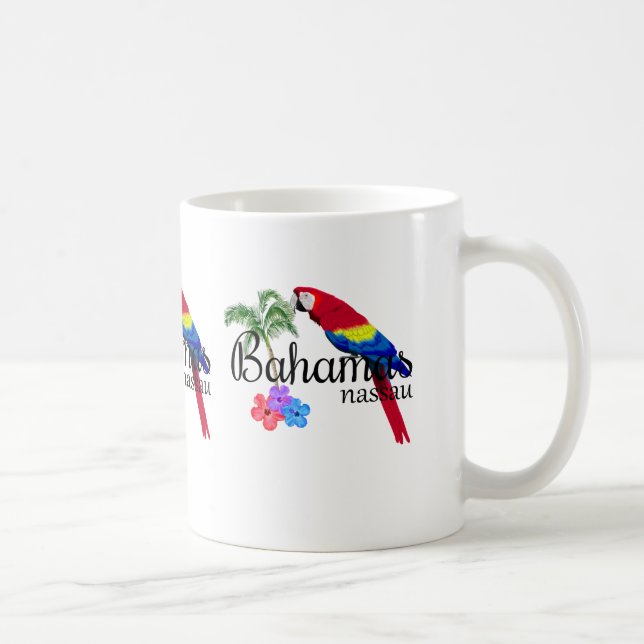 Taza De Café Destino tropical de Nassau Bahamas (Derecha)