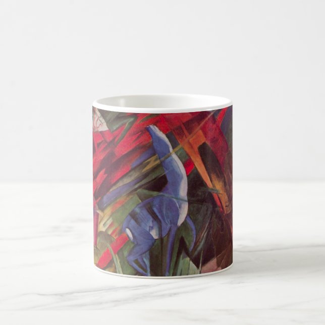 Taza De Café Destinos Animales de Franz Marc, Arte Cubista Anti (Centro)