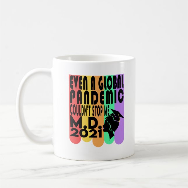 Taza De Café Destitución de graduación de la Escuela Médica Med (Izquierda)