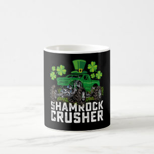 Taza De Café Destrozador de Trébol Día de San Patricio Camión M
